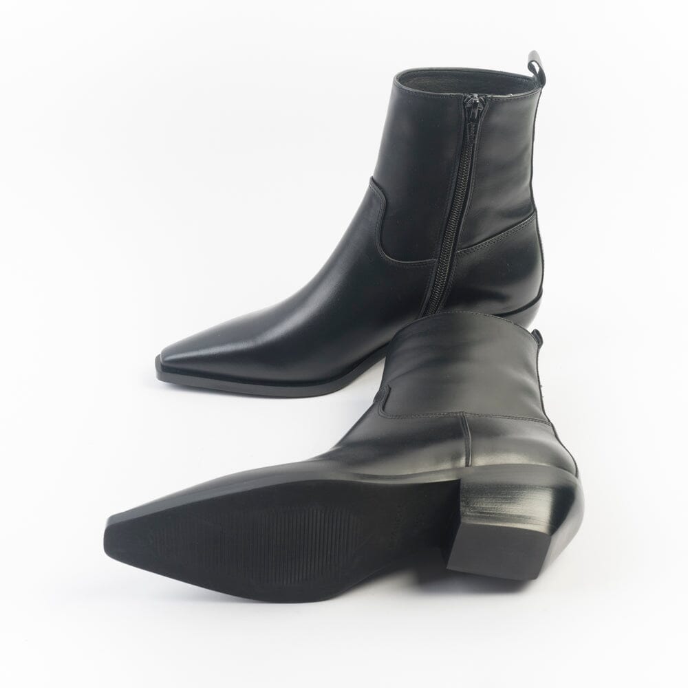 CAPPELLETTOSHOP - Stivaletto Texano - Kira 12 - Nero Scarpe Donna CAPPELLETTO 1948 