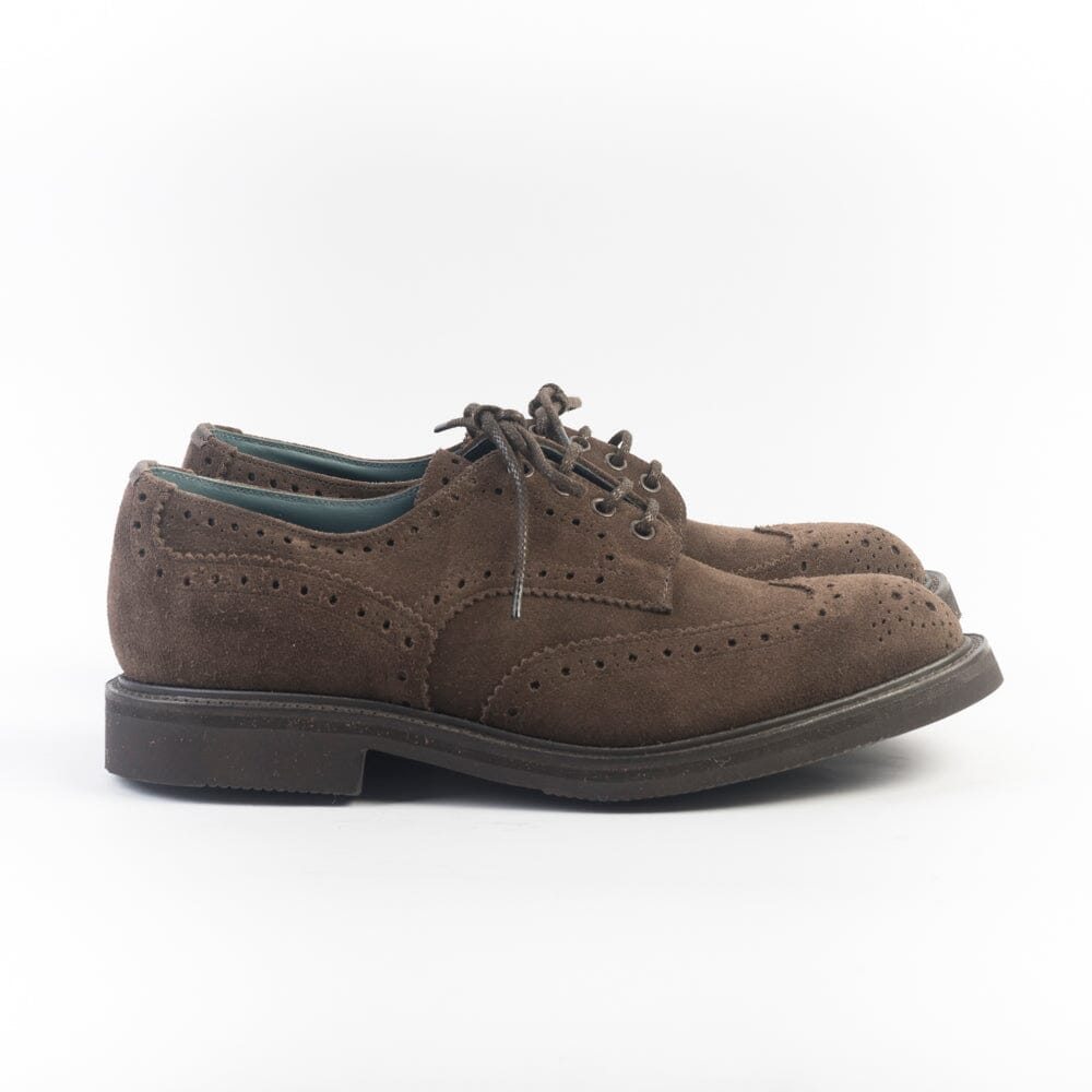 TRICKER'S - Derby - Bourton -5633/576 - Camoscio caffè Scarpe Uomo Tricker's 