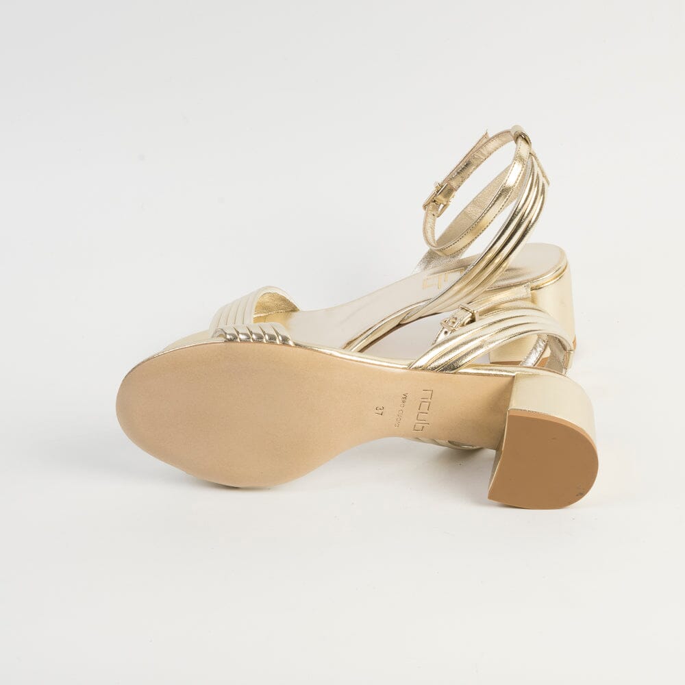 NCUB - Sandali con Tacco - Stacy 35 - Platino Scarpe Donna NCUB 