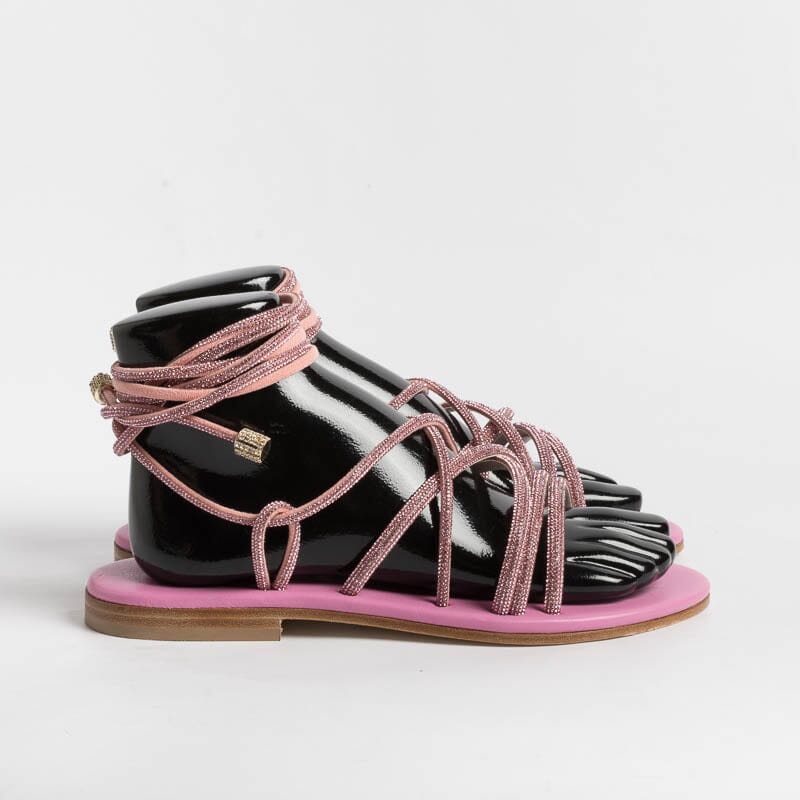 PAOLA FIORENZA - Sandali bassi- FD22 - Rosa Scarpe Donna PAOLA FIORENZA 