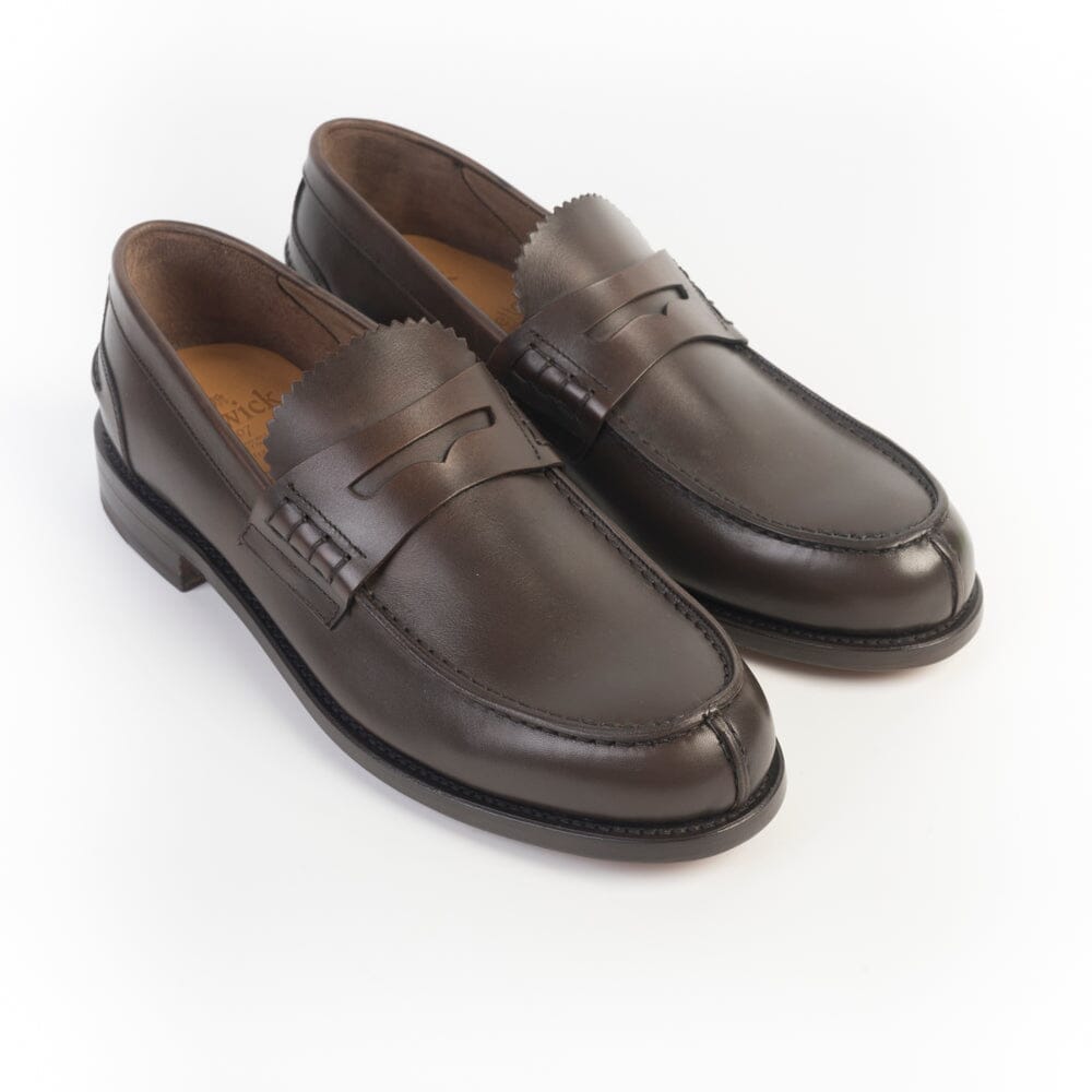 BERWICK 1707 - Mocassino - 5169 - Chateaubriand Testa di Moro Cuoio Scarpe Uomo Berwick 1707 