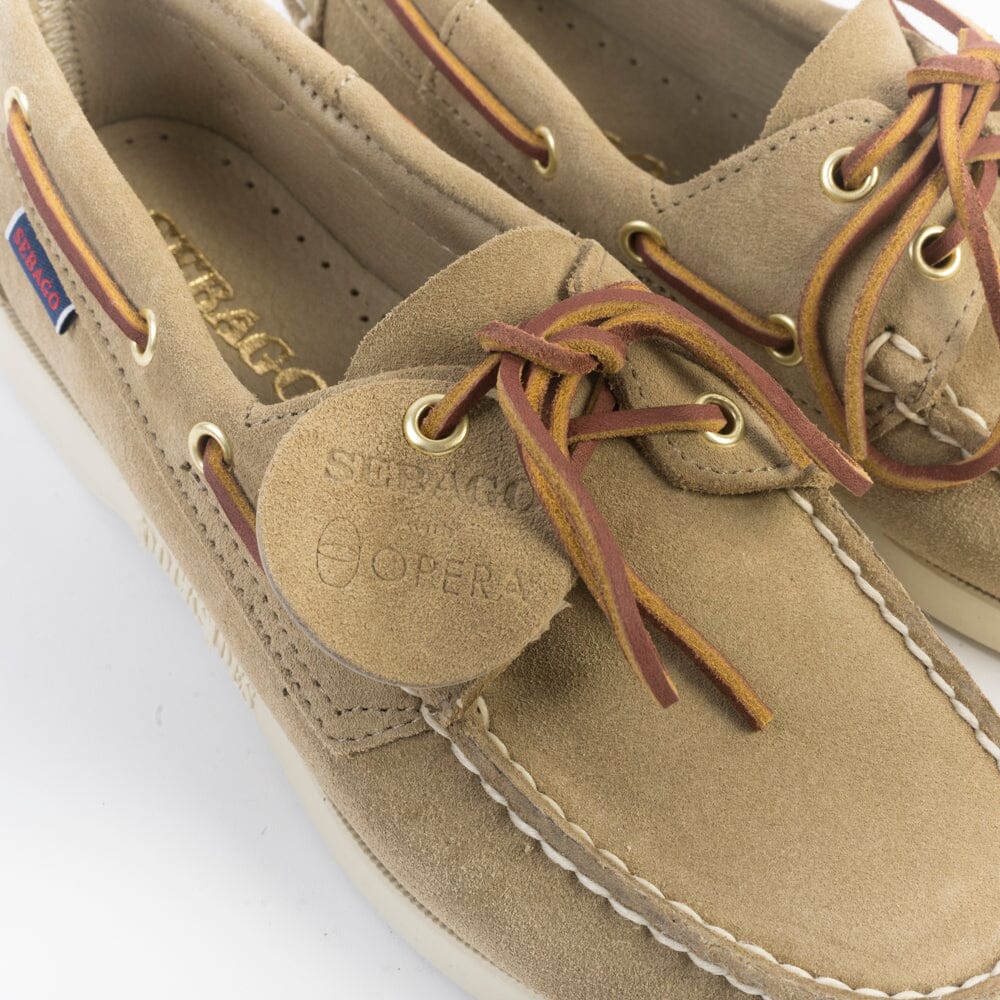 SEBAGO - Portland Artisan - Scarpa da Barca - Allacciata 77131JW - Camoscio Sughero Scarpe Donna Sebago 