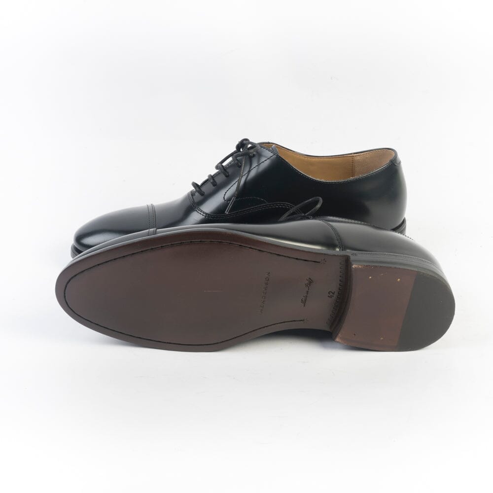 HENDERSON - Francesina - 74301 - Vitello Nero Scarpe Uomo HENDERSON 