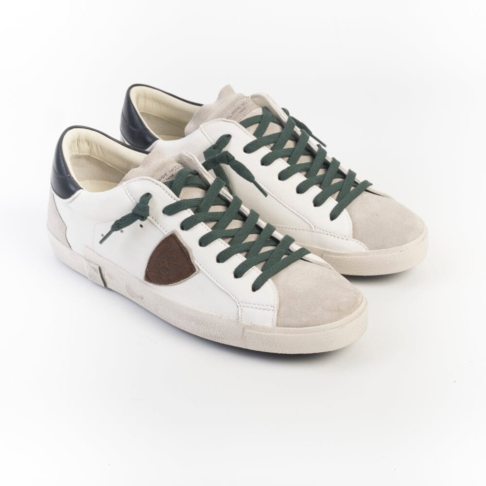 PHILIPPE MODEL - Sneakers - PRLU WX55 - Bianco beige nero Scarpe Uomo Philippe Model Paris 