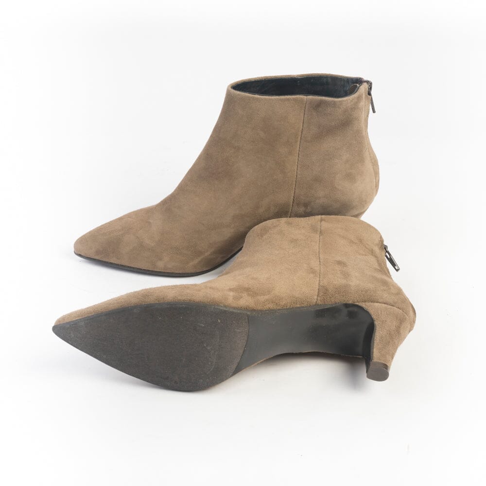 CAPPELLETTOSHOP - Stivaletto - 1577 - Camoscio Taupe Scarpe Donna CAPPELLETTO 1948 
