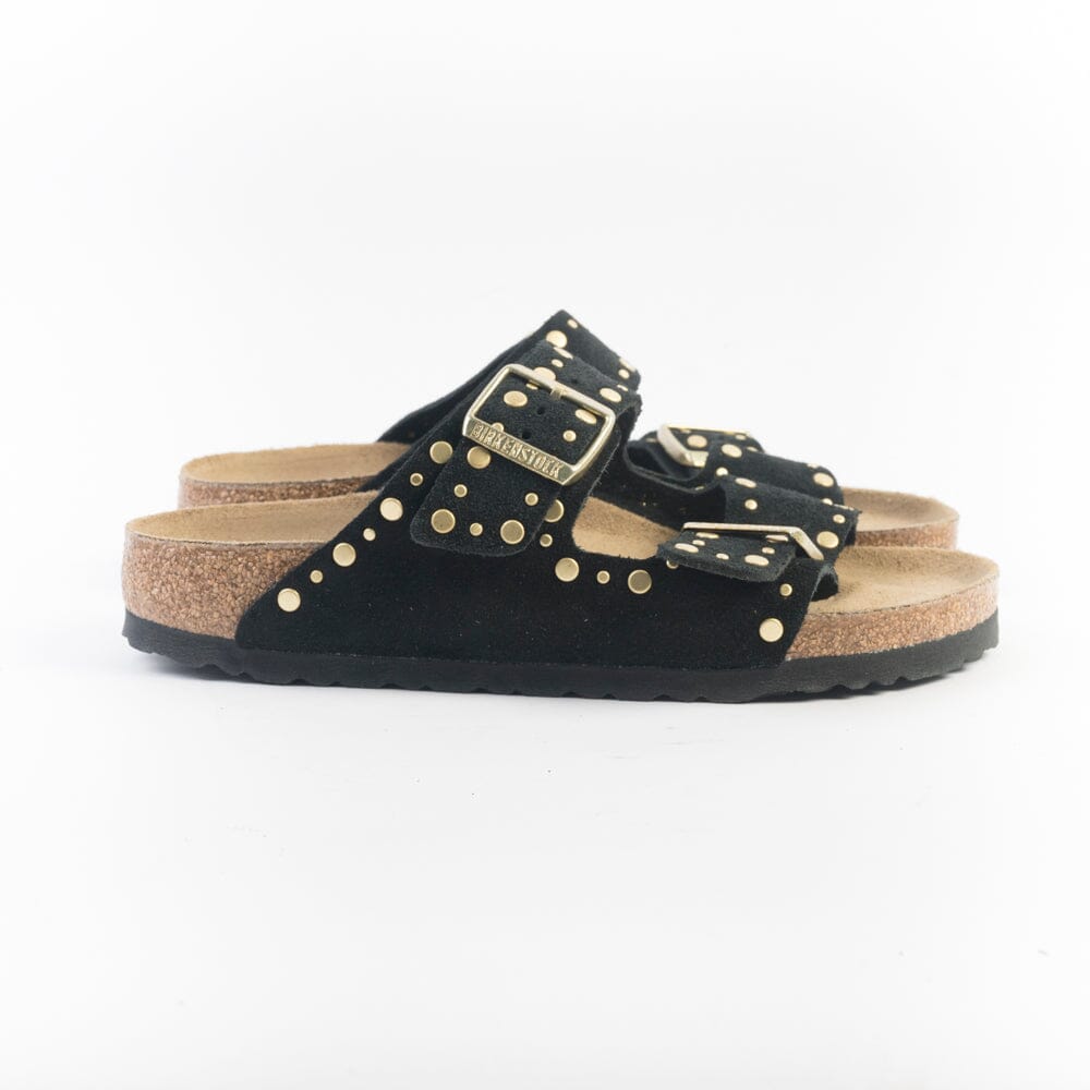 BIRKENSTOCK - Sandali bassi 1030348- Arizona - Rivetti Nero Scarpe Donna BIRKENSTOCK 