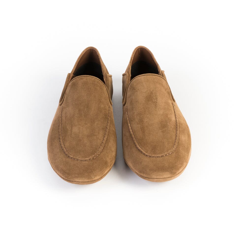Cappellettoshop - Pantofola 279 - Camoscio Bruciato Scarpe Uomo CAPPELLETTO 1948 