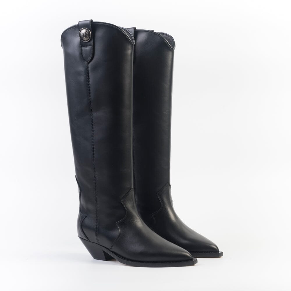 VIA ROMA 15 - Stivali - Texano 4681 - Nero Scarpe Donna Via Roma 15 