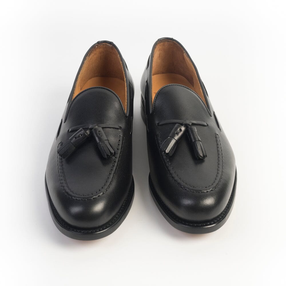 BERWICK 1707 - Mocassino Nappine - 5668 - Chateaubriand - Nero Cuoio Scarpe Uomo Berwick 1707 