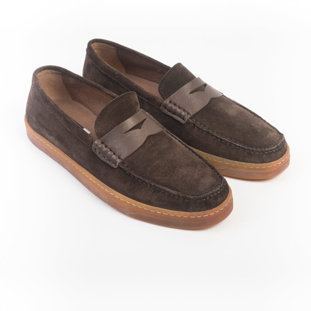 FRATELLI ROSSETTI - Mocassino Slipon - 28176 - Camoscio Moro Scarpe Uomo FRATELLI ROSSETTI - Uomo 