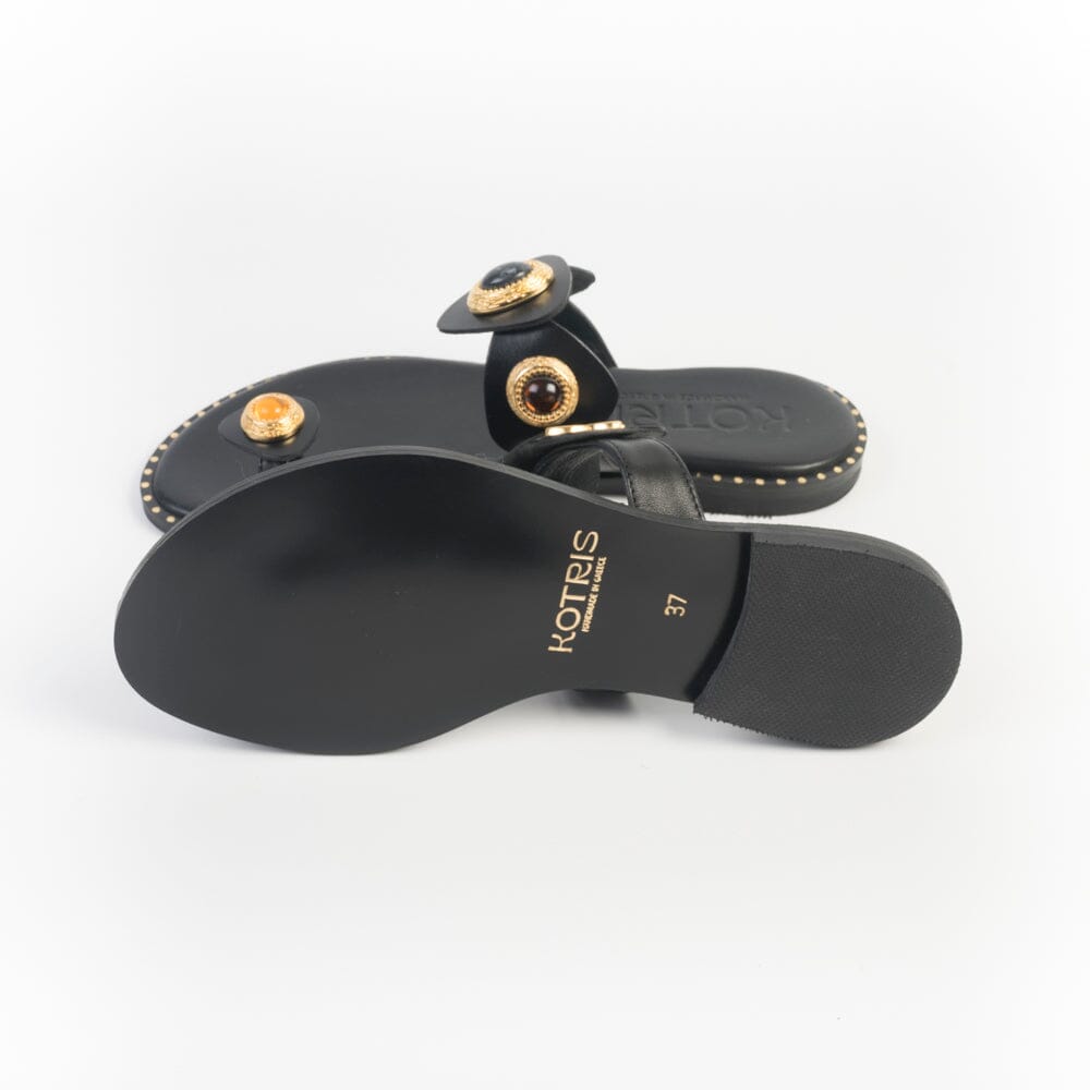 MAKIS KOTRIS - Mules K-3021 - Nero Scarpe Donna MAKIS KOTRIS 