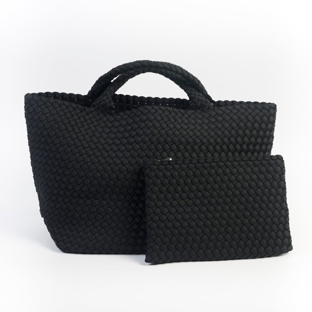 NAGHEDI - Borsa a mano - St barth Small Tote - Onyx Borse NAGHEDI 