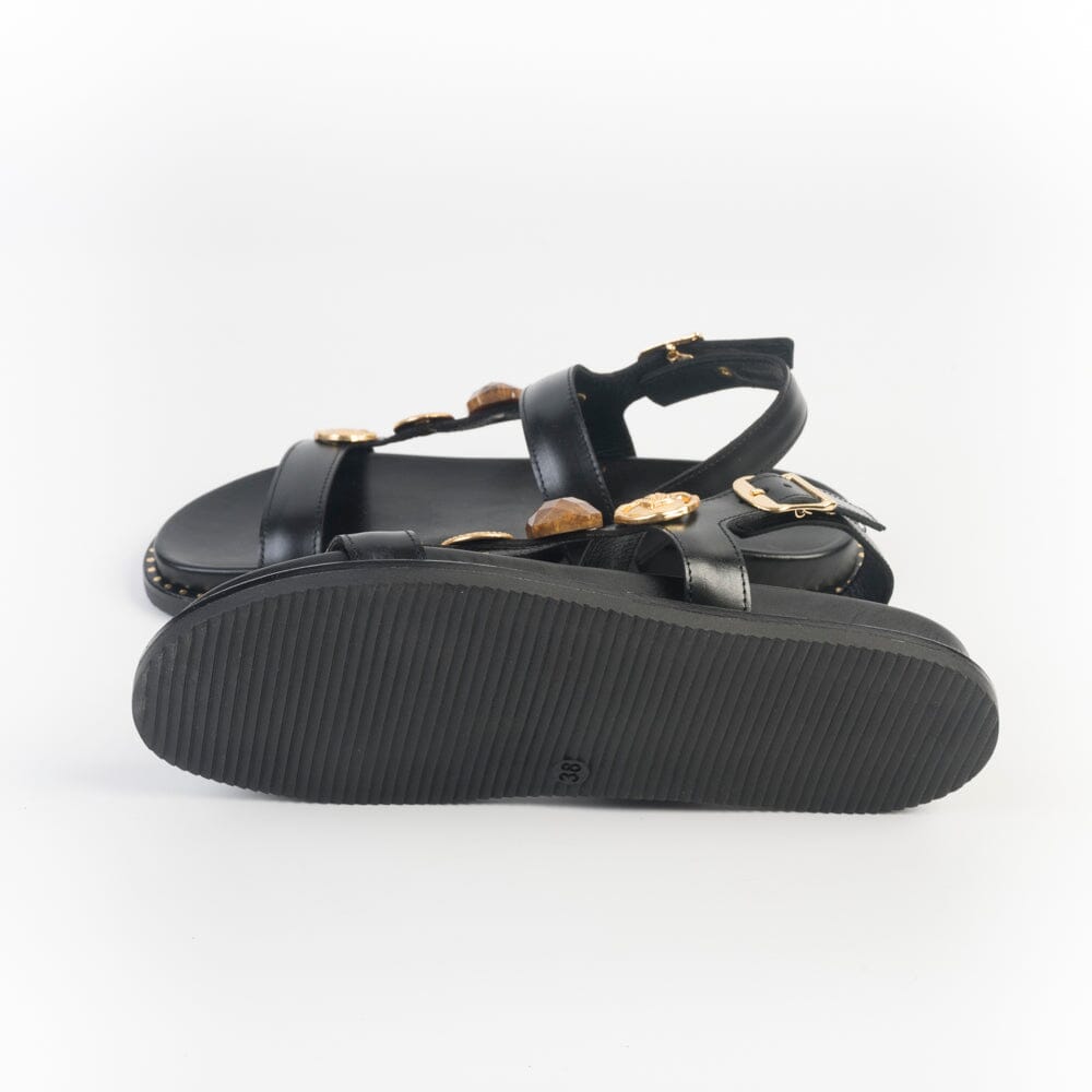MAKIS KOTRIS - Sandali Bassi - 14-3036 - Nero Scarpe Donna MAKIS KOTRIS 