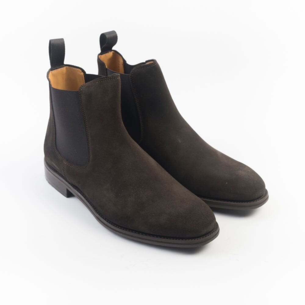 BERWICK 1707 - Beatles - 303 - Camoscio caffè Scarpe Uomo Berwick 1707 