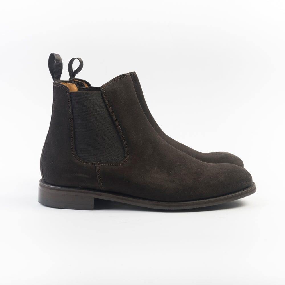 BERWICK 1707 - Beatles - 303 - Camoscio caffè Scarpe Uomo Berwick 1707 