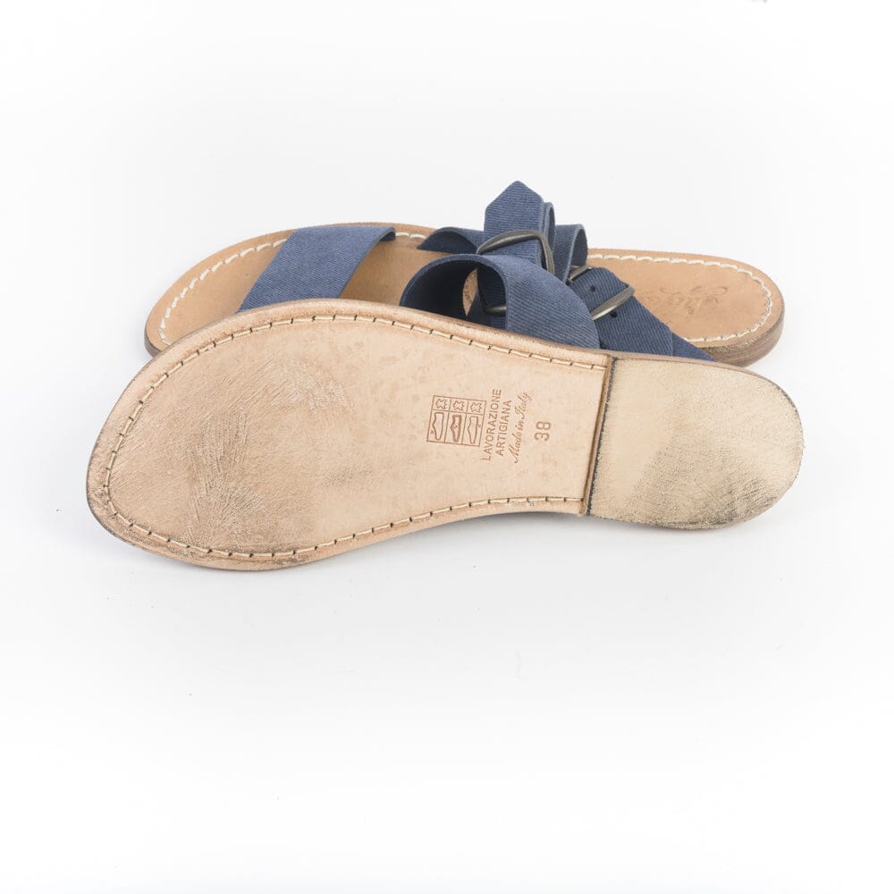 SACHET - Sandali bassi - 500 X - Jeans Blu Scarpe Donna SACHET - Calzature 