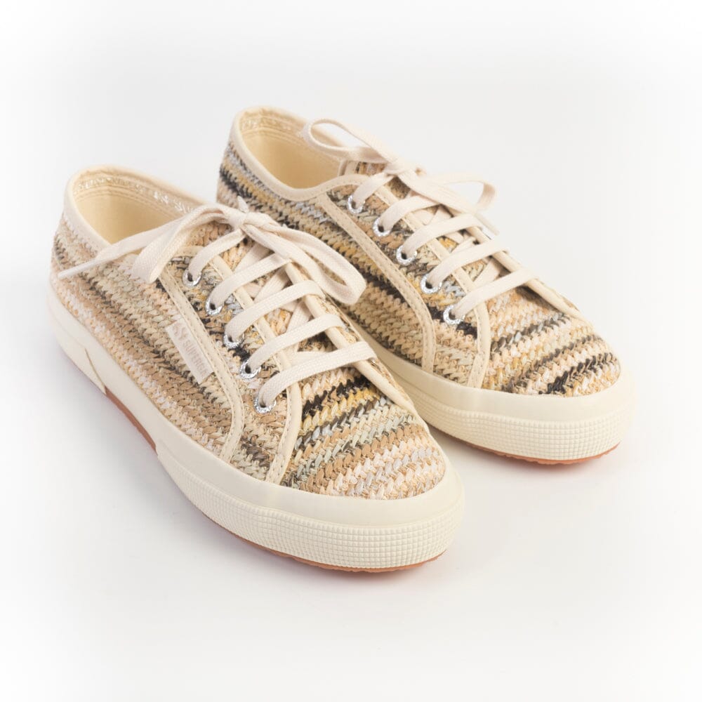 SUPERGA - Sneakers - 2750 - Raffia Beige Weaving Scarpe Donna SUPERGA - Collezione Donna 