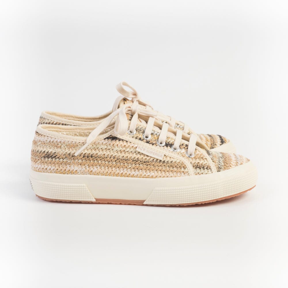 SUPERGA - Sneakers - 2750 - Raffia Beige Weaving Scarpe Donna SUPERGA - Collezione Donna 