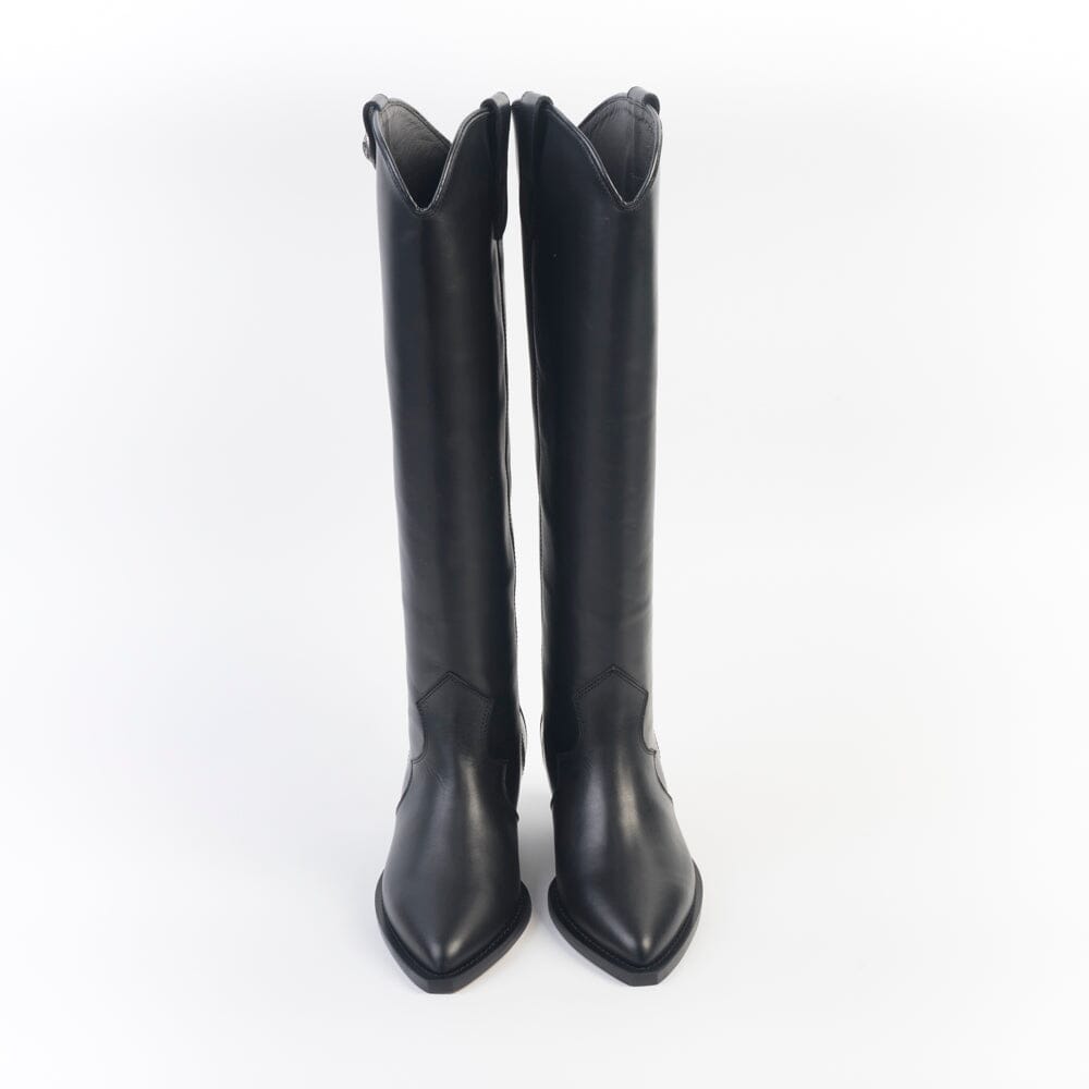 VIA ROMA 15 - Stivali - Texano 4681 - Nero Scarpe Donna Via Roma 15 
