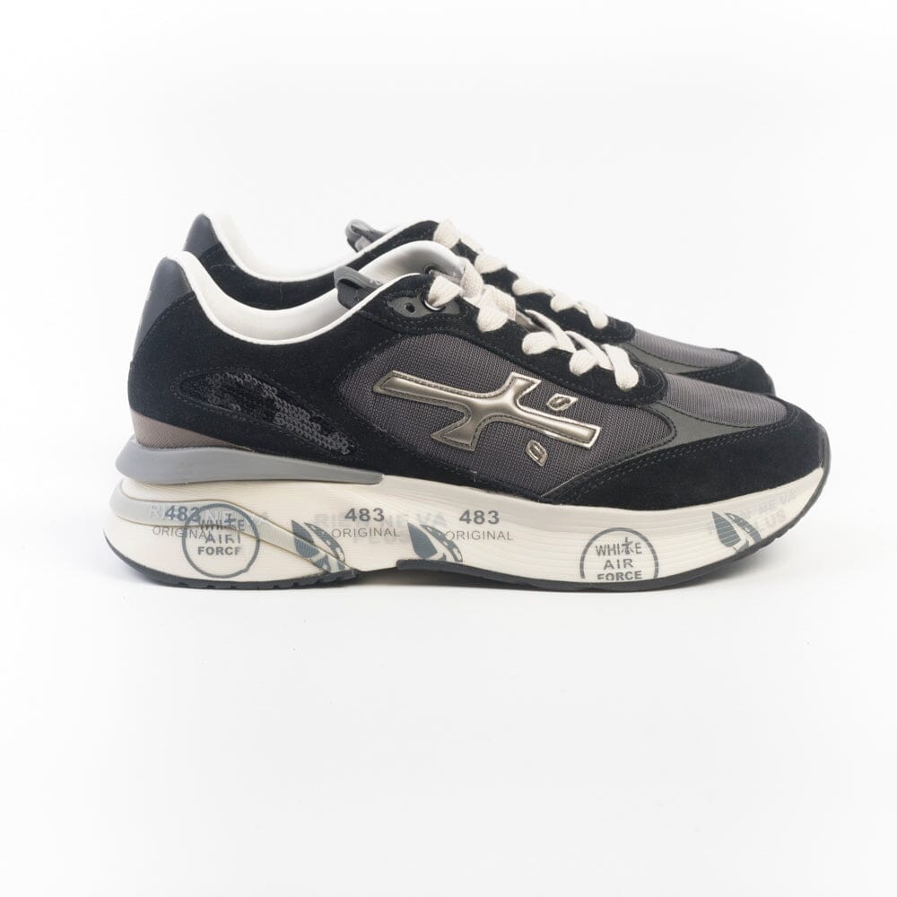 PREMIATA - Sneakers - MOERUN - 8304 - Nero Piombo Scarpe Donna Premiata 