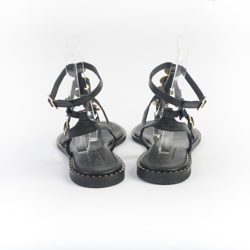 MAKIS KOTRIS - Sandali Bassi Infradito 720 - Nero Scarpe Donna MAKIS KOTRIS 
