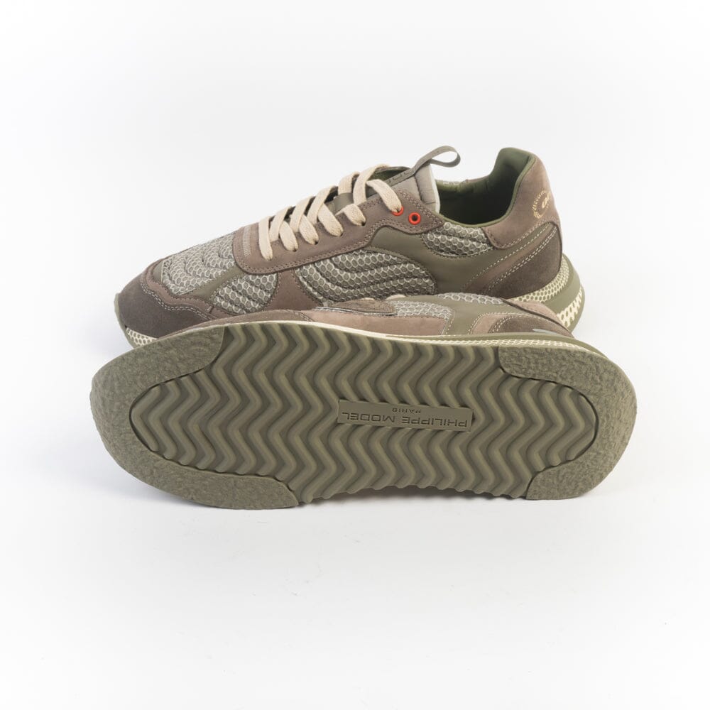 PHILIPPE MODEL - Sneakers - OYLU NR03 - Fango Militare Scarpe Uomo Philippe Model Paris 