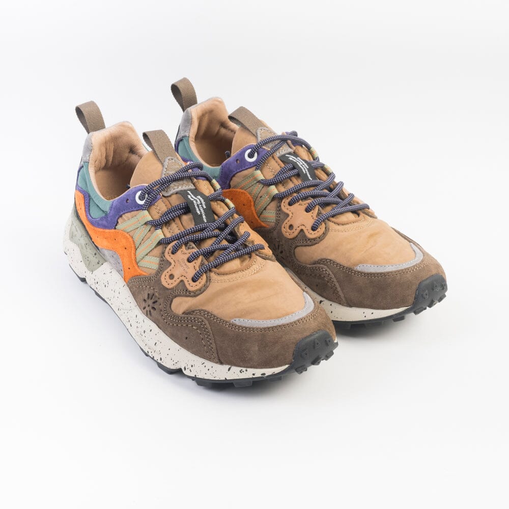 FLOWER MOUNTAIN - Sneakers Yamano 3- 2D98 - Taupe Beige Scarpe Uomo FLOWER MOUNTAIN 