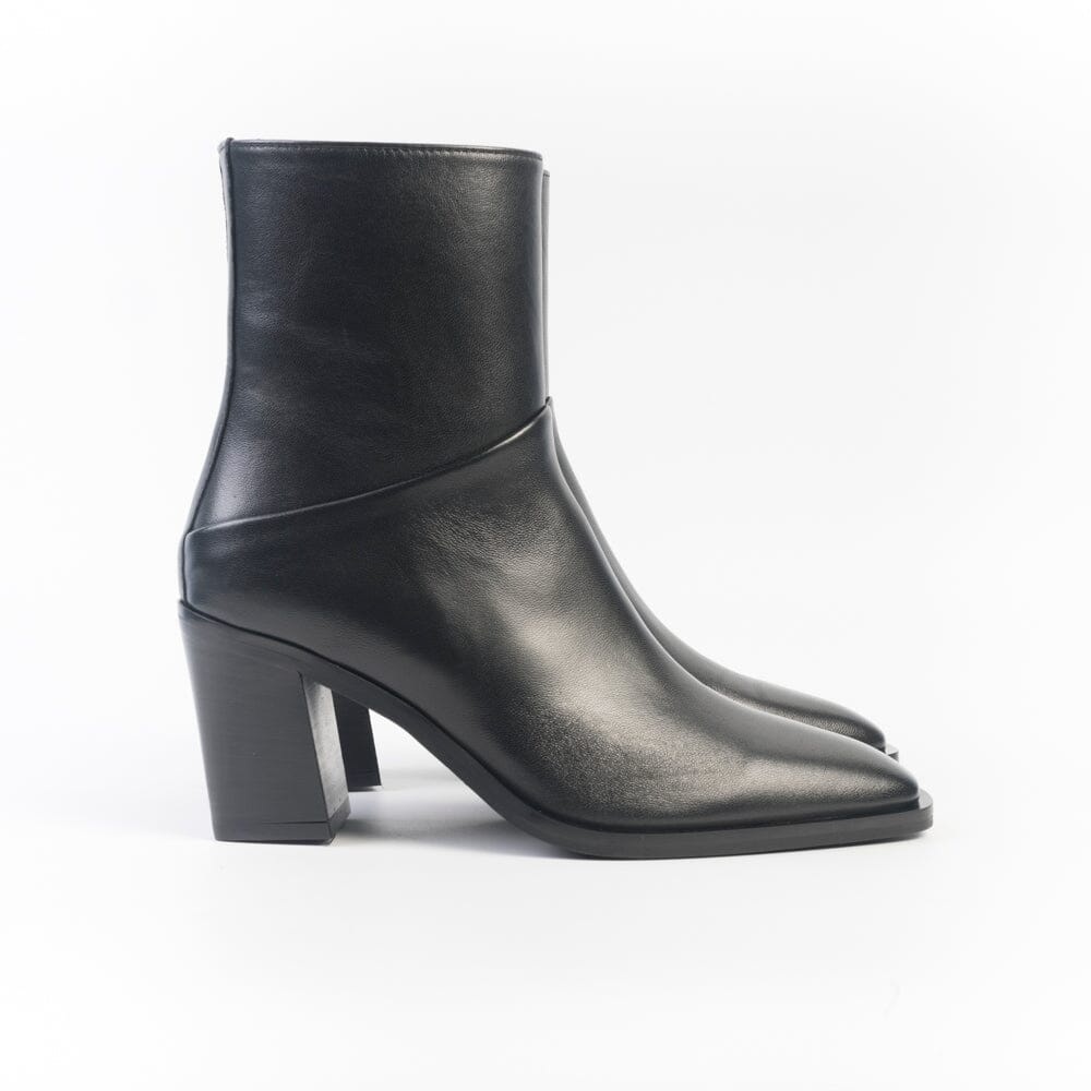 CAPPELLETTOSHOP ICON - Stivaletto Texano - Niva 1 - Nappa nero Scarpe Donna CAPPELLETTO 1948 