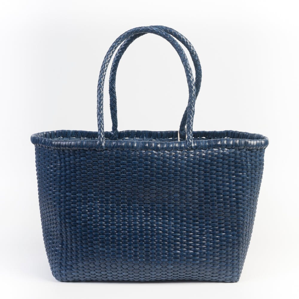 DRAGON DIFFUSION - Borsa intrecciata - B WEAVE BIG - 8805 - Navy DRAGON DIFFUSION 