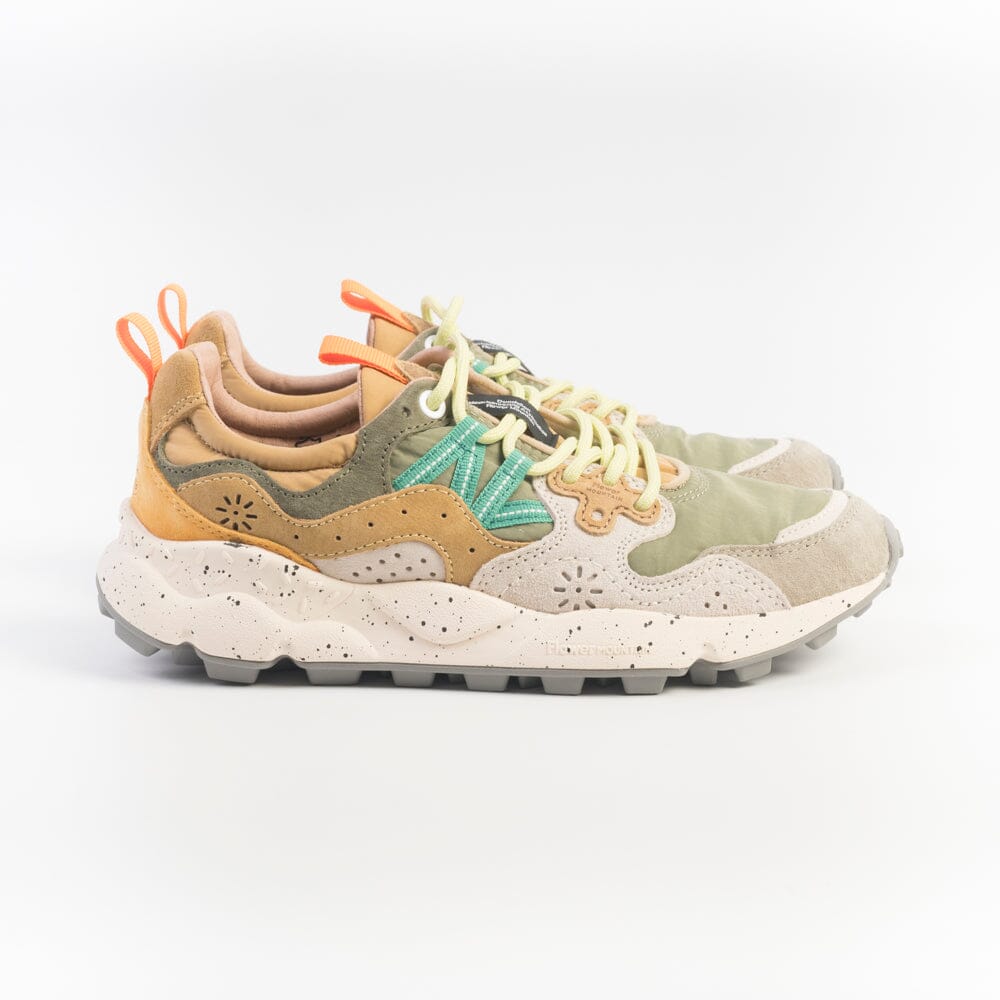 FLOWER MOUNTAIN - Sneakers Yamano3 3B46 - Verde Taupe Scarpe Donna FLOWER MOUNTAIN 
