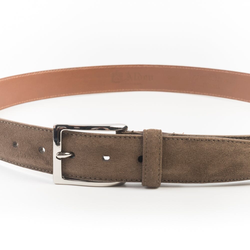 ALDEN - Cintura 5215 - Camoscio Brown Accessori Uomo Alden 