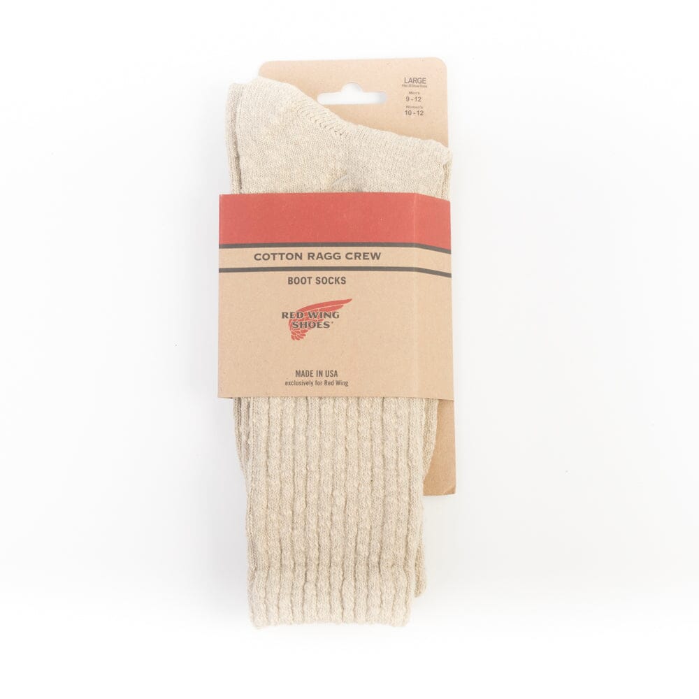 RED WING SHOES - Calzino 97669 - Cream Coffee Accessori Uomo Red Wing Shoes 