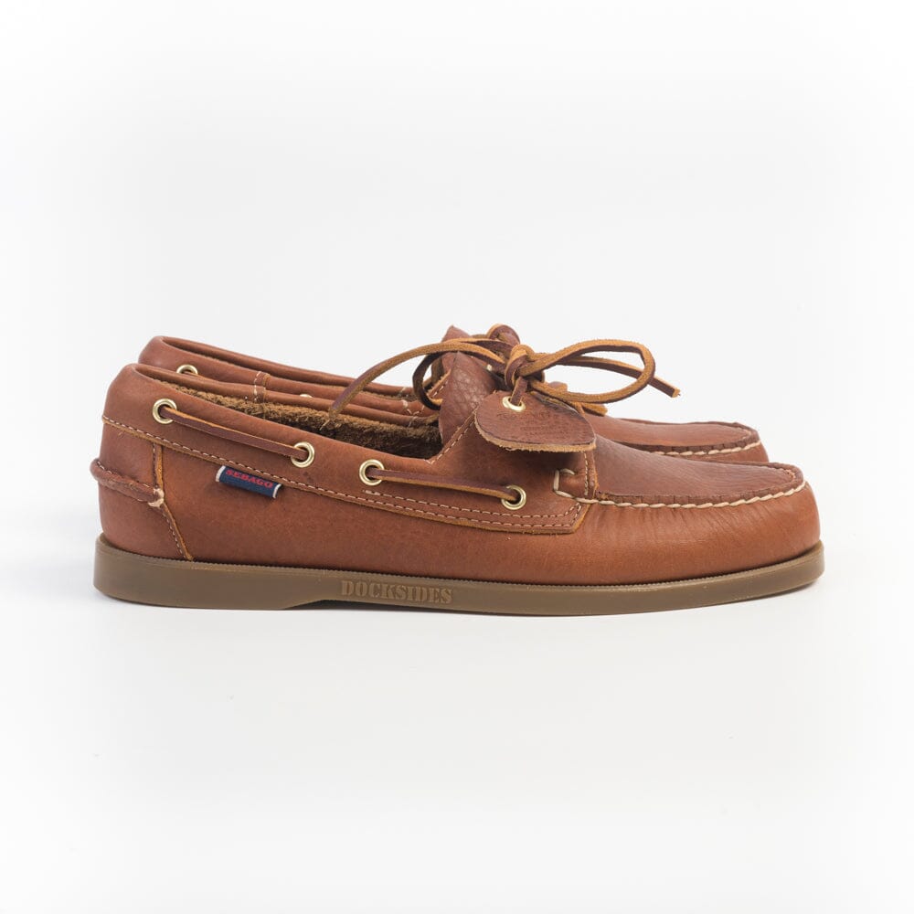 SEBAGO - Docksides Portland Artisan Seal - Scarpa da Barca - 781277W AH3 - Light saddle gum Scarpe Uomo Sebago 