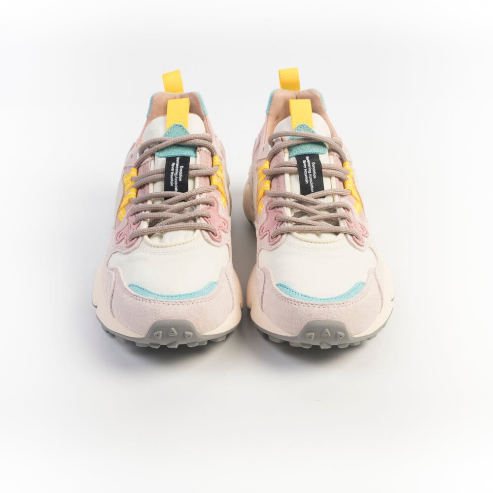 FLOWER MOUNTAIN - Sneakers Yamano3 1B54 - Bianco rosa Scarpe Donna FLOWER MOUNTAIN 