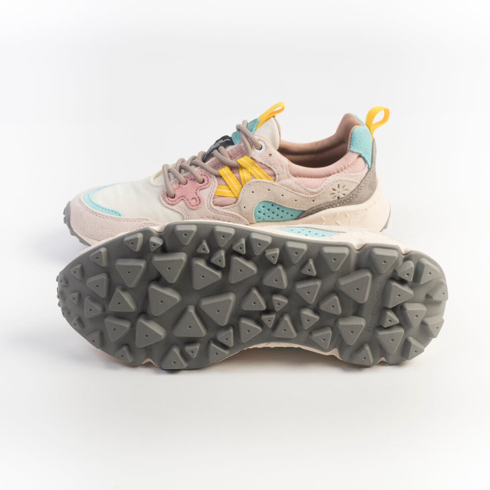 FLOWER MOUNTAIN - Sneakers Yamano3 1B54 - Bianco rosa Scarpe Donna FLOWER MOUNTAIN 