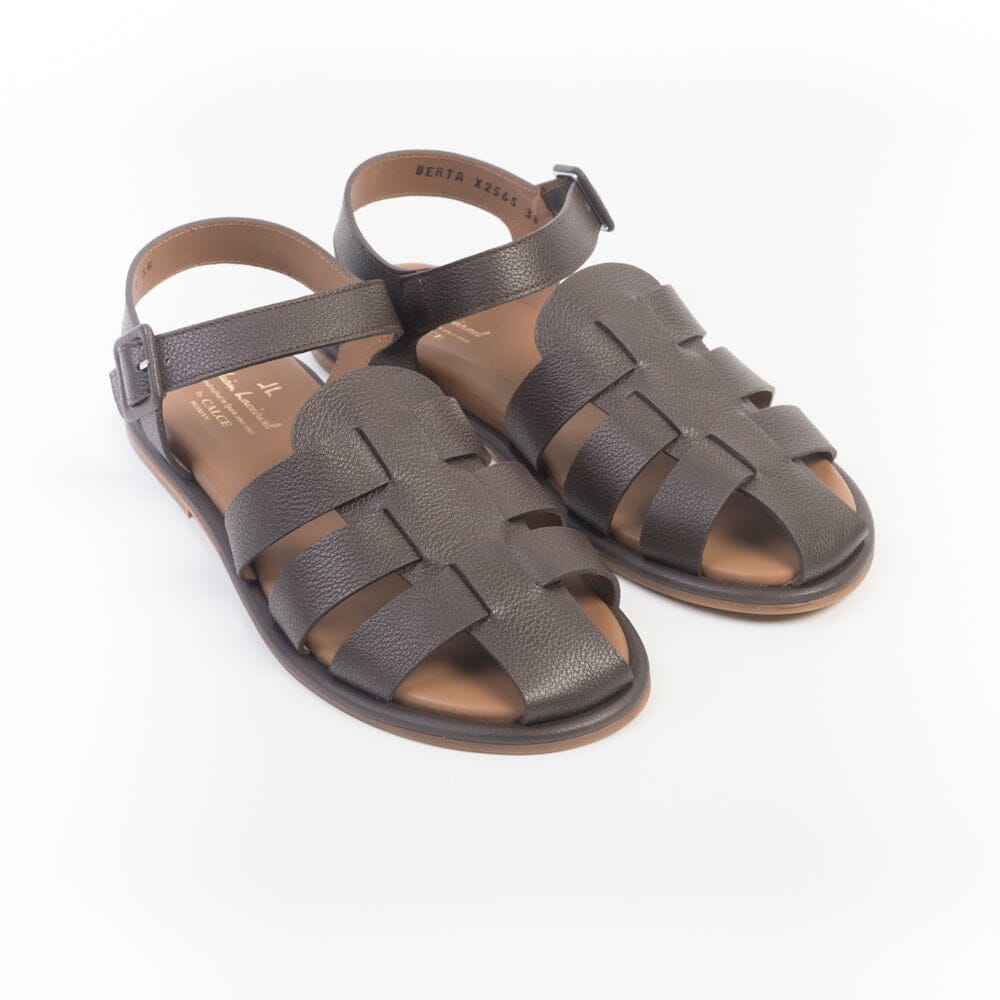 JUAN LACARCEL - Sandalo ragnetto - X2565 - Santa Cruz - Choco Scarpe Donna JUAN LACARCEL - Collezione Donna 