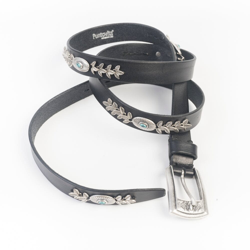 PUNTO VITA - Cintura PV2635 - Tamponato Nero Accessori Donna PUNTO VITA 
