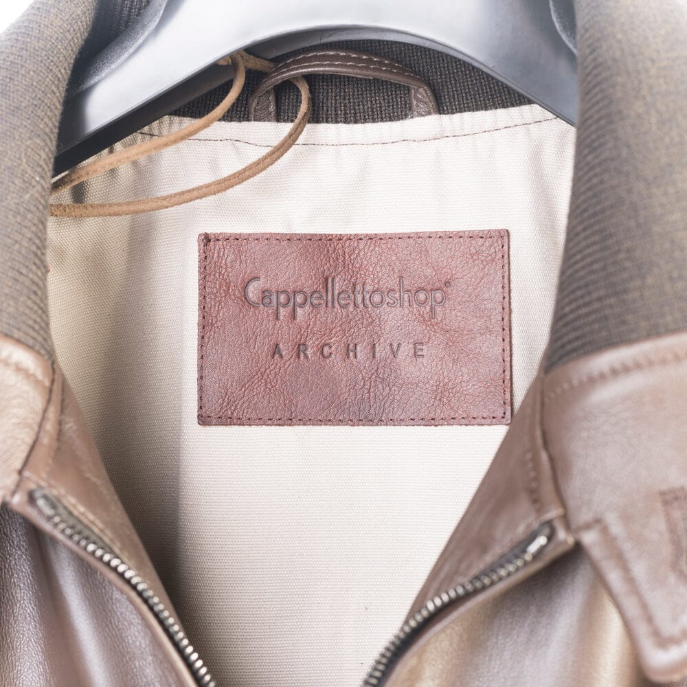 Giacca pelle CappellettoShop Archive Abbigliamento Uomo Cappelletto Shop 