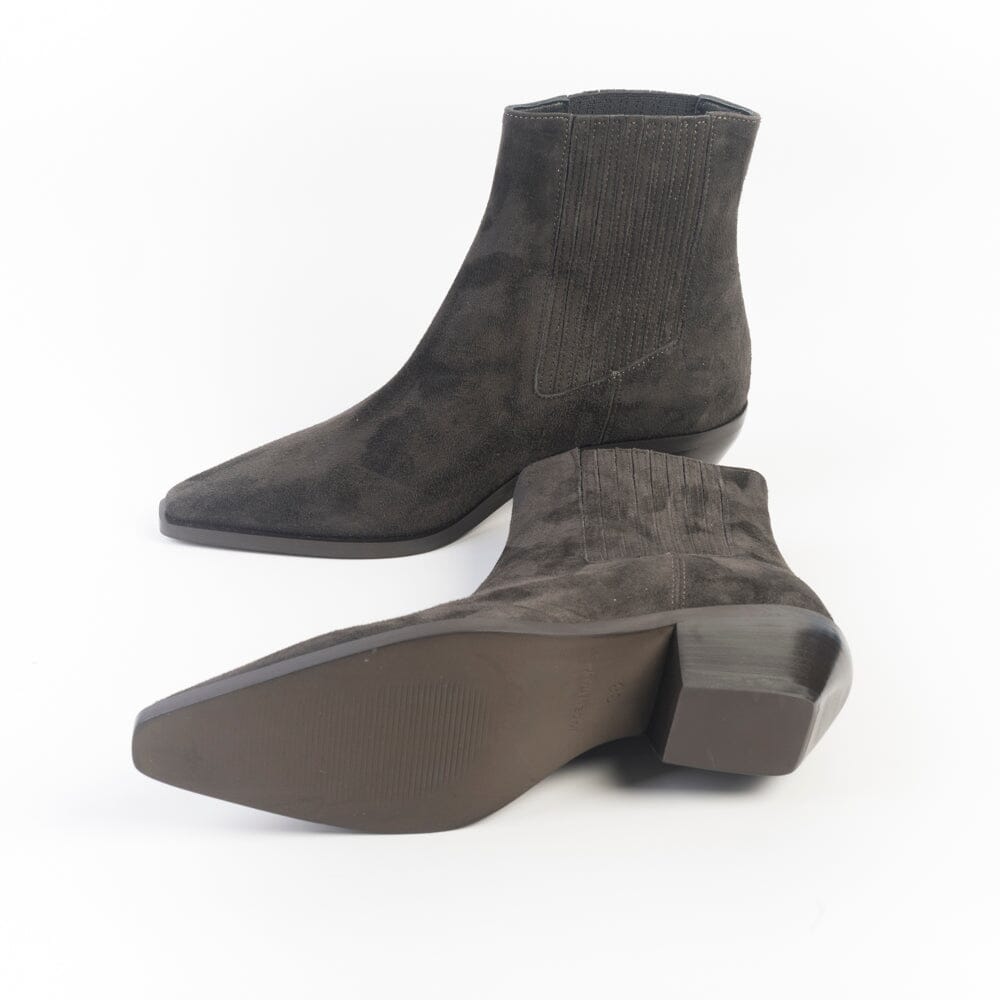 CAPPELLETTOSHOP ICON - Stivaletto Texano - Kira 1 - Carbone Moro Scarpe Donna CAPPELLETTO 1948 