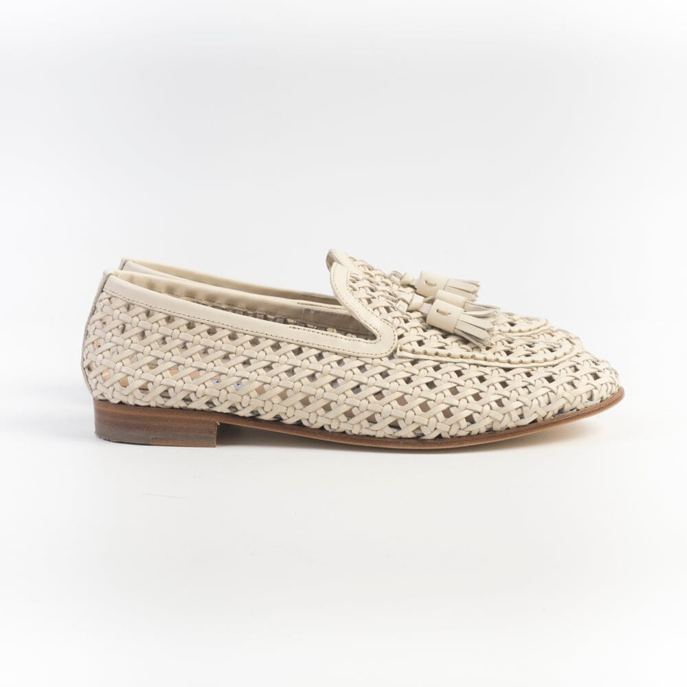 FRATELLI ROSSETTI - Mocassino - 68245 - Intrecciato Latte Scarpe Donna Fratelli Rossetti - Collezione Donna 
