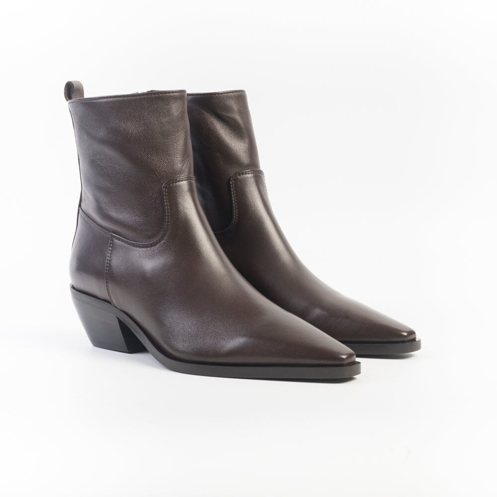 CAPPELLETTOSHOP ICON - Stivaletto Texano - Kira 12 - Nappa Moro Scarpe Donna CAPPELLETTO 1948 
