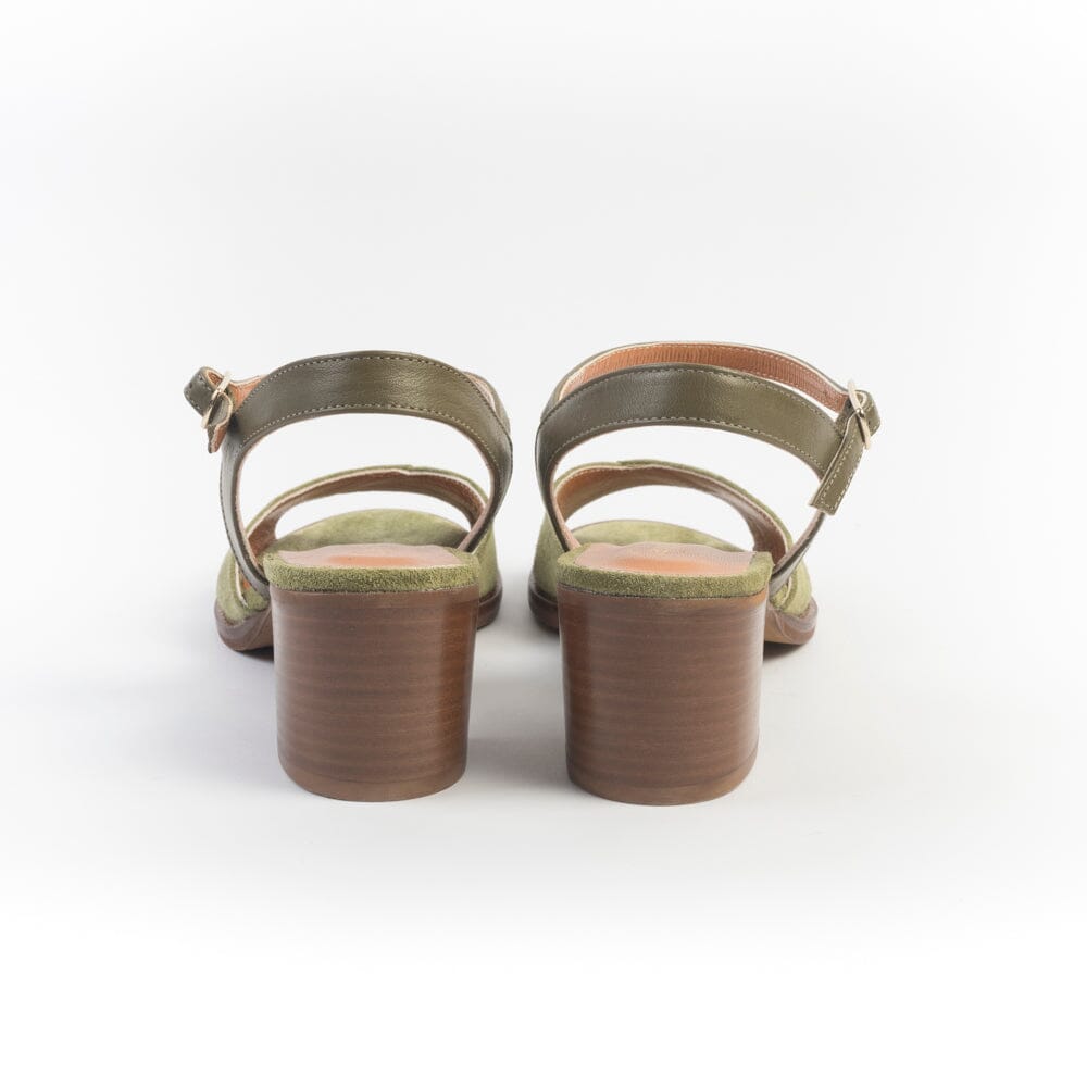 CappellettoShop - Sandali con Tacco - 1127 - Verde Scarpe Donna CAPPELLETTO 1948 
