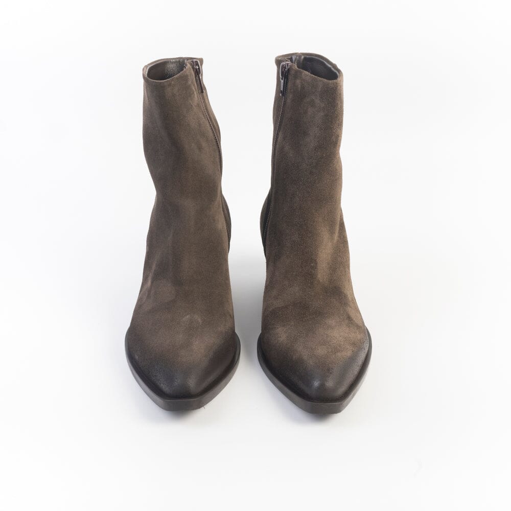 STRATEGIA - Stivaletto Texano - A5801 - Velour Gufo Scarpe Donna Strategia 