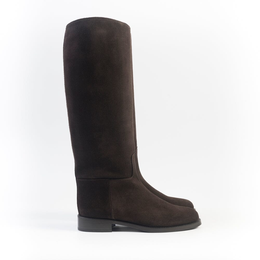 MARETTO - Stivale alla cavallerizza - 9623 - Camoscio Moro Scarpe Donna Maretto 