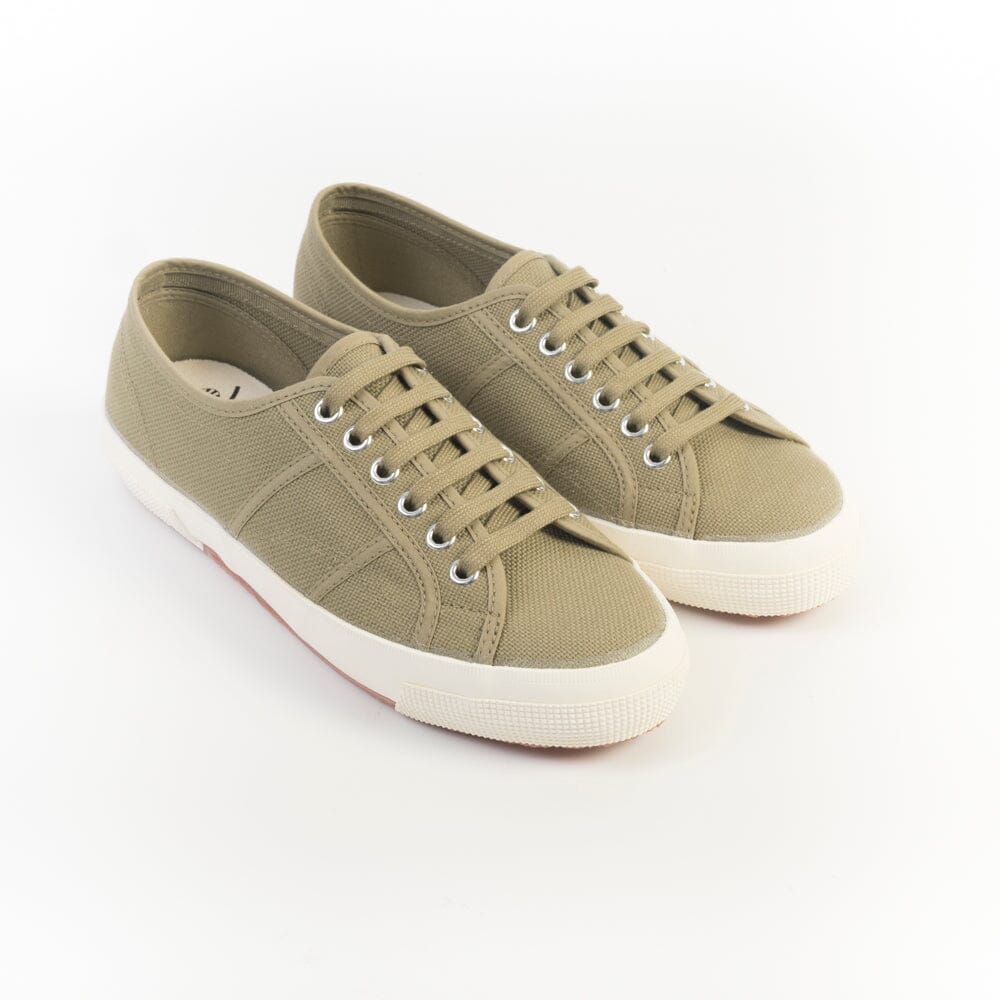 SUPERGA - SNEAKERS 1925 S 2168RW - Green Tortora Scarpe Uomo SUPERGA - Collezione Uomo 