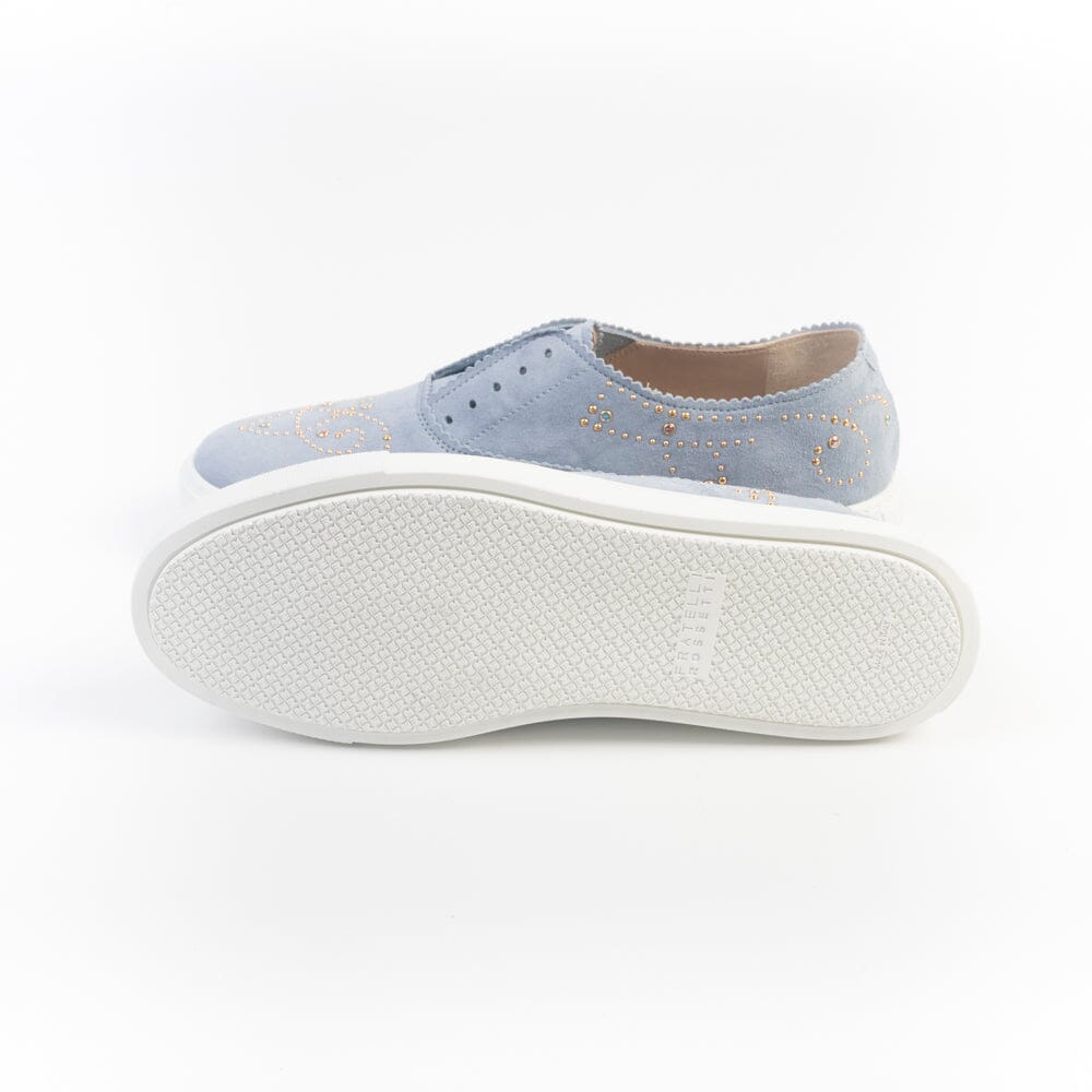 FRATELLI ROSSETTI - Sneakers - 77189 - Sidney - Ricamo Celeste Scarpe Donna Fratelli Rossetti - Collezione Donna 