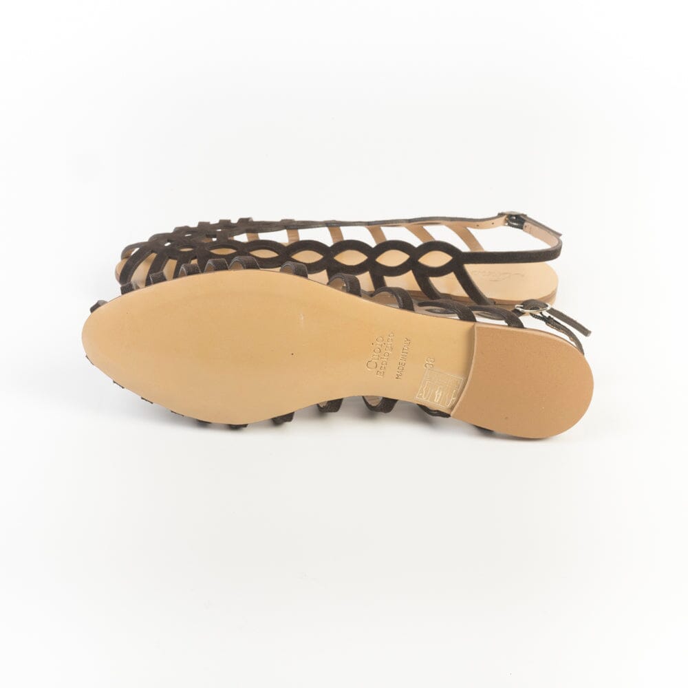 ANNA F. - Sandali bassi - 515 - Camoscio Testa di Moro Scarpe Donna Anna F. 