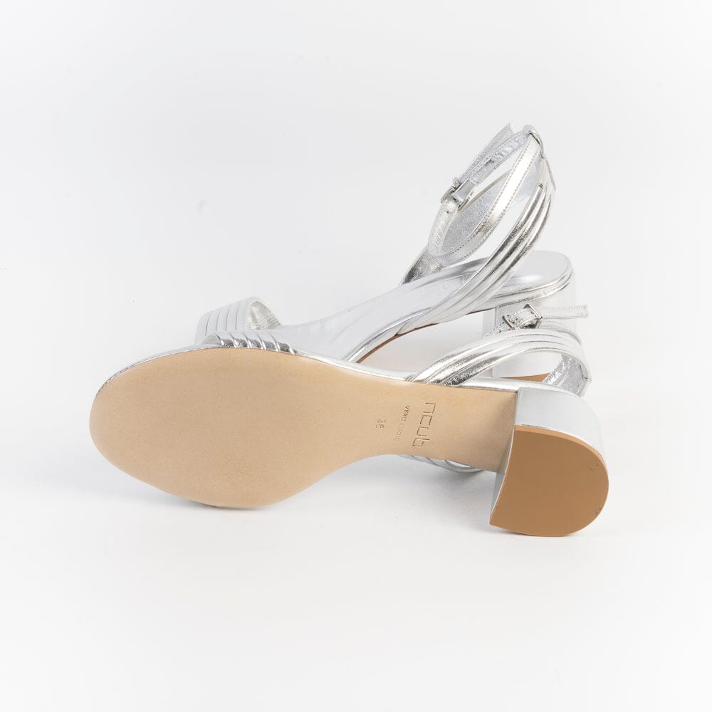 NCUB - Sandali con Tacco - Stacy 35 - Argento Scarpe Donna NCUB 