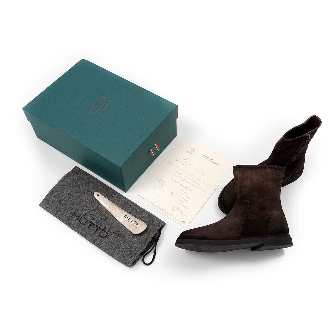ALEXANDER HOTTO - Stivaletto - 70637 - Camoscio Moka Scarpe Donna ALEXANDER HOTTO - Collezione Donna 