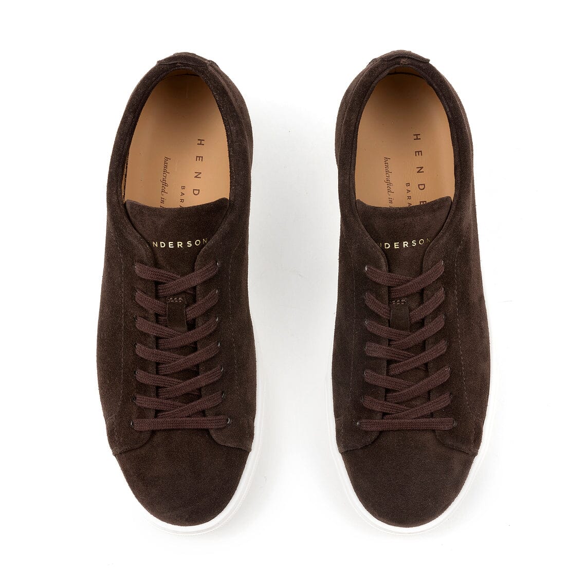 HENDERSON - Sneakers - LAURA - Suede testa di moro suola bianca Scarpe Donna HENDERSON - Collezione Donna 